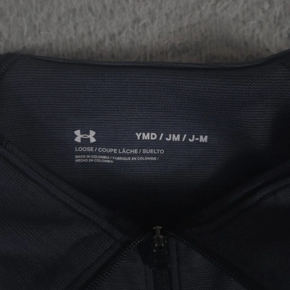LOT OF 3 Under Armour Shirt Boys Y Medium Multi Tech Gradient Velocity 1/2 Zip